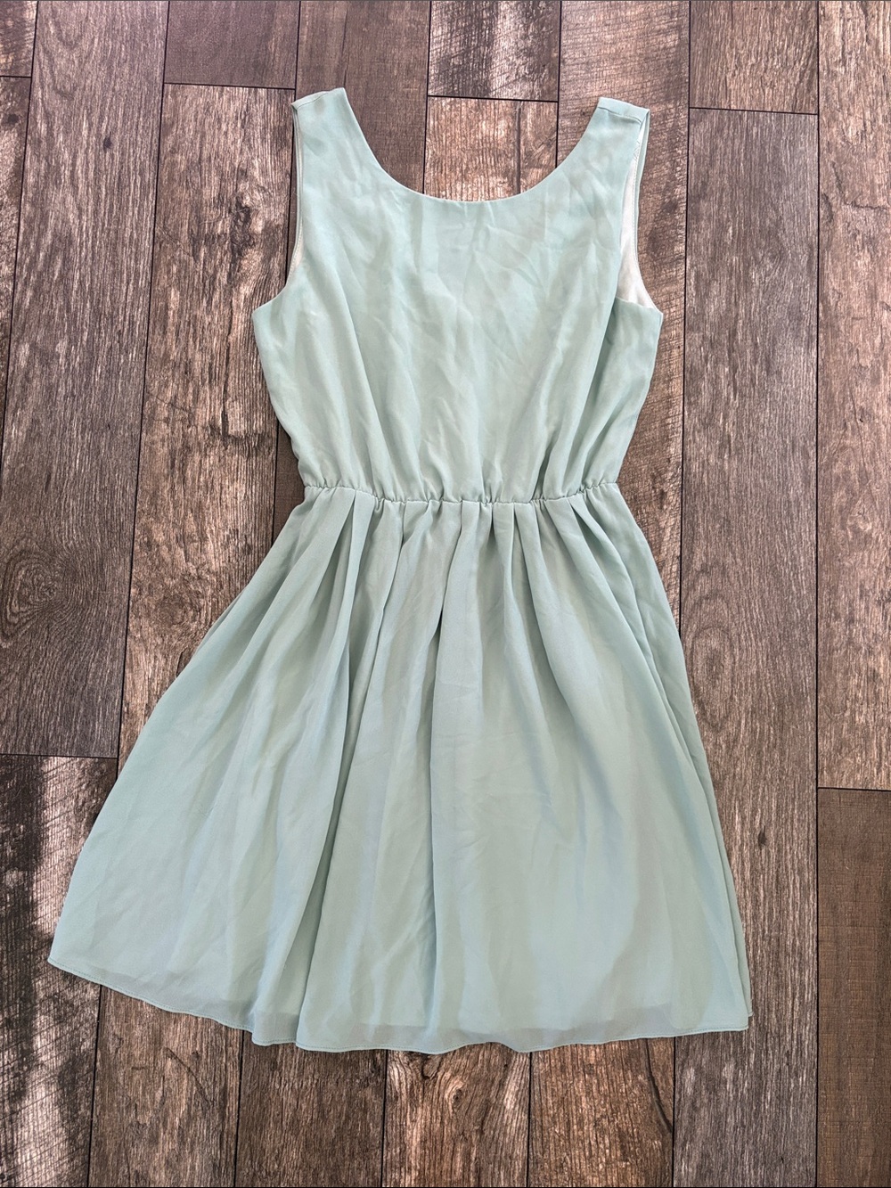 Alythea Mint Chiffon Dress Top